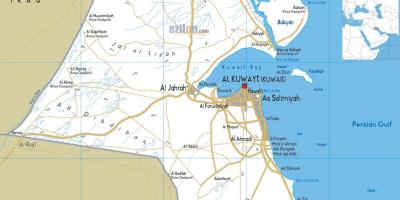 Grad Kuvajt karta cesta