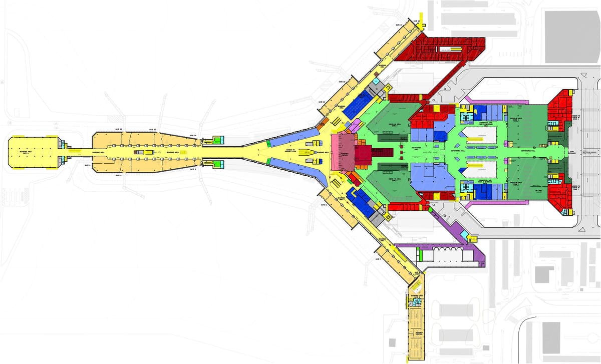 Kuvajt-međunarodni terminal zračne luke karti