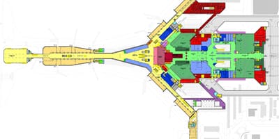 Kuvajt-međunarodni terminal zračne luke karti